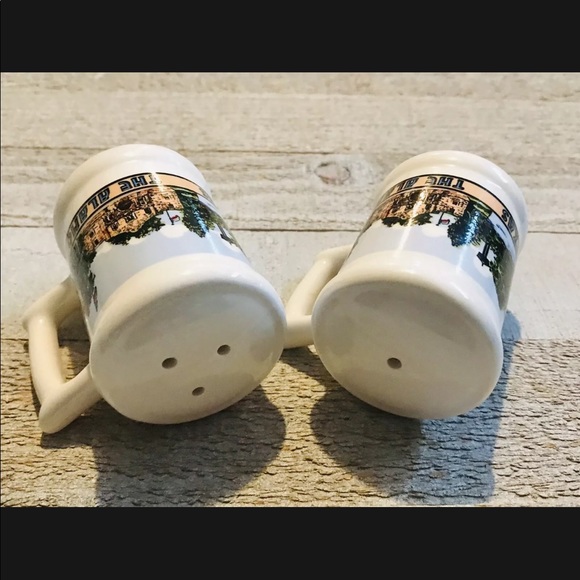 Vintage Salt And Pepper Shakers Texas Beer Stein Mugs San Antonio - Picture 4 of 8